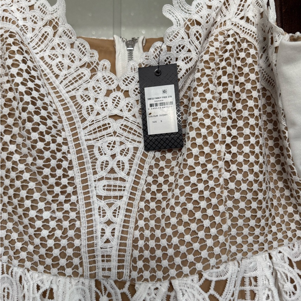 Chic Lace Overlay Dress